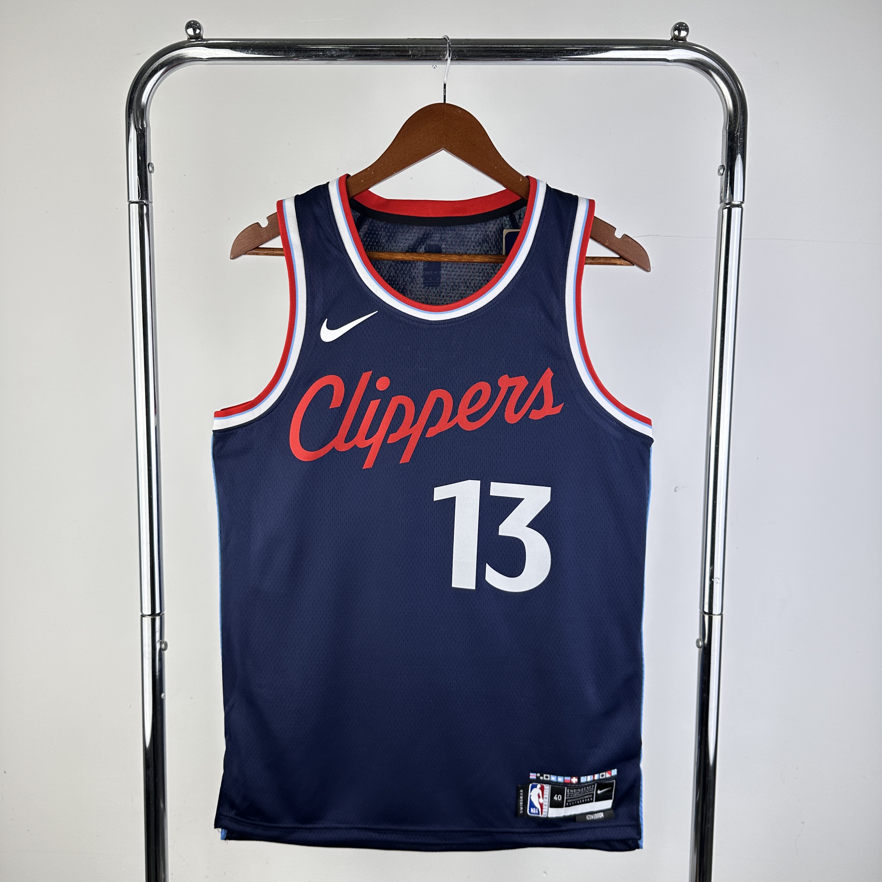 Men Los Angeles Clippers #13 George Blue Season Nike 2025 NBA Jersey->los angeles clippers->NBA Jersey